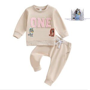 Bluey Sweater Bluey Pants Bluey First Birthday Outfit Bingo Clothes Leggings